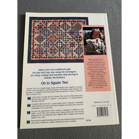 On To Square Two Book By Marsha McCloskey - Picture 3 of 3